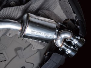 Ford Explorer ST Performance Exhaust - AWE Tuning - Touring Edition, Cat-Back, Quad Tips, 180 Technology - Chrome Silver - `20-`27 Ford Explorer ST Performance Exhaust - AWE Tuning - Touring Edition, Cat-Back, Quad Tips, 180 Technology - Chrome Silver - `20-`27